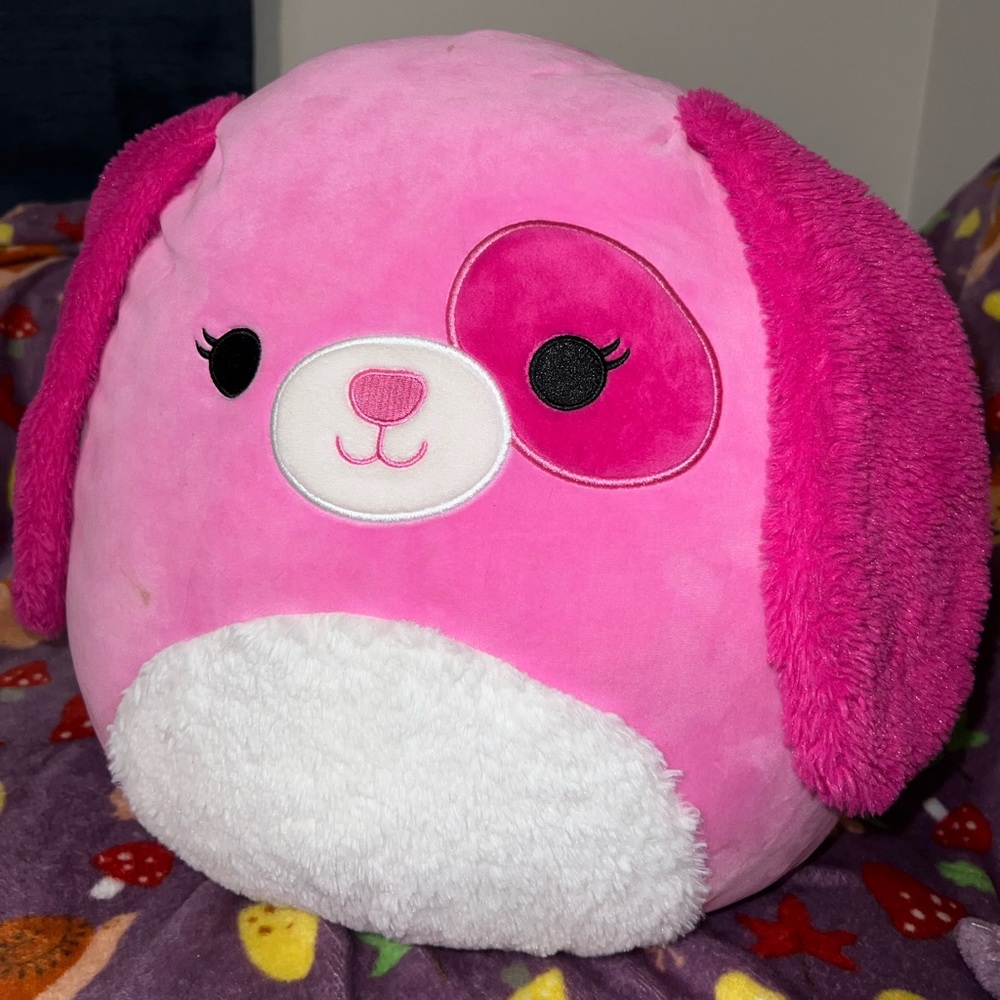 Sager the Pink Dog 14” LIMITED EDITION Valentines 2023 - Picture 2 of 3